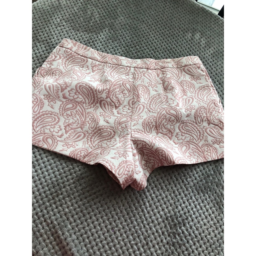 Victoria Beckham for Target Pink Paisley High-Waist Shorts - Picture 2 of 3